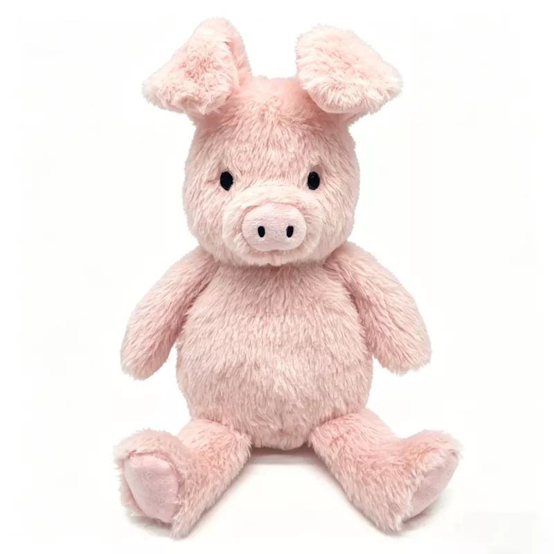 Dolanan Plush Kewan Piggy Pink sing nggumunake